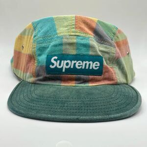 Supreme SS13 Madras 5 Panel Camp Cap Hat